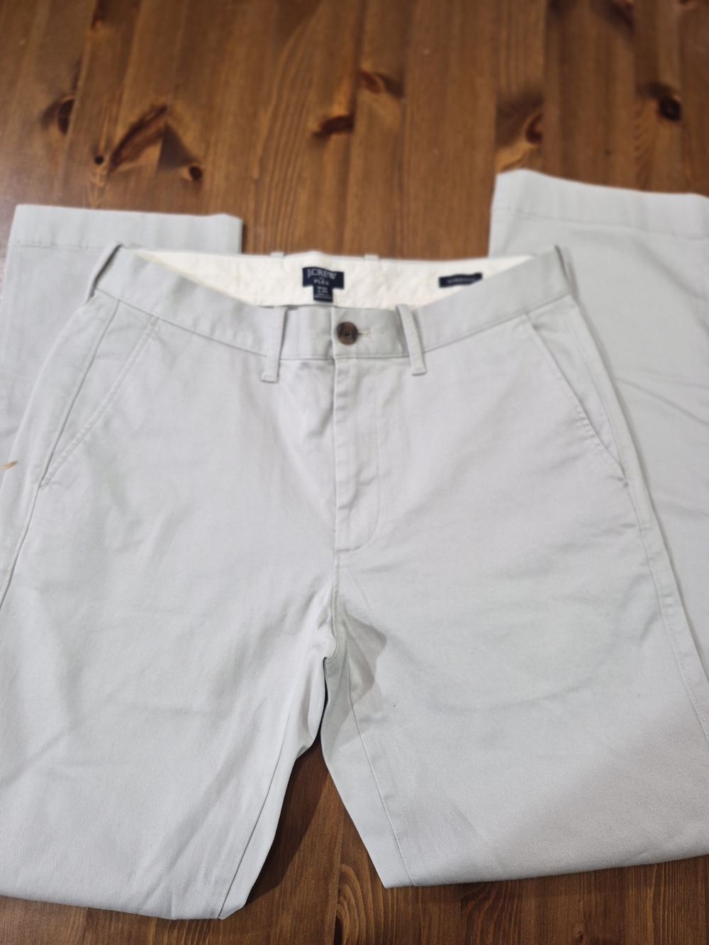 J. Crew Flex Men’s Light Gray Chino Pants W30 L30